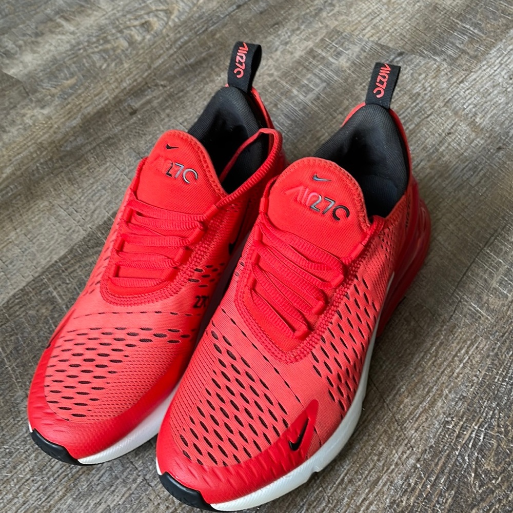 Red And Black NIKE Air Shoes